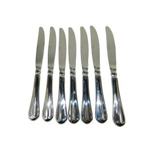 Mikasa French Countryside Stainless Steel Dinner Knife Set Of 7 Knives